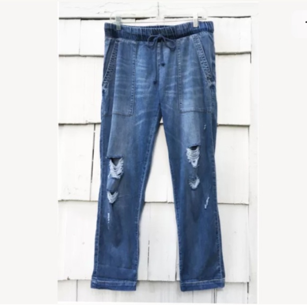 Anthropologie Cloth and Stone Chambray Jogger
